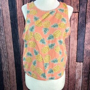 Forever 21+ Women’s Plus Sizes Pineapple Crop